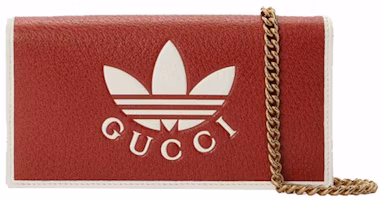 Gucci x adidas Wallet With Chain Red Gucci x adidas Wallet With Chain Red
