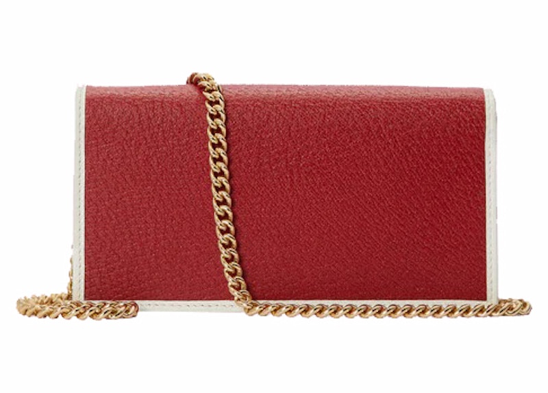 Order Gucci 联名 adidas 链条钱包 红色