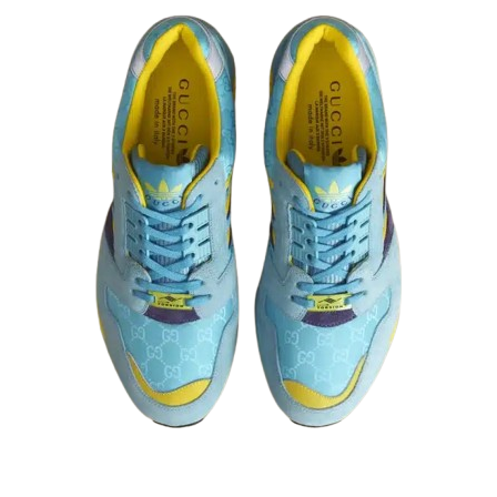 Lookbook Gucci x adidas ZX 8000 ''Aqua GG Monogram'' Sneakers IE2272