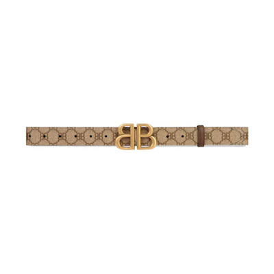 Gucci x Balenciaga The Hacker Project BB Large Belt Beige