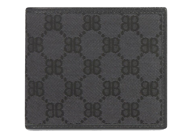 Gucci x Balenciaga The Hacker Project Bi-Fold Wallet Black