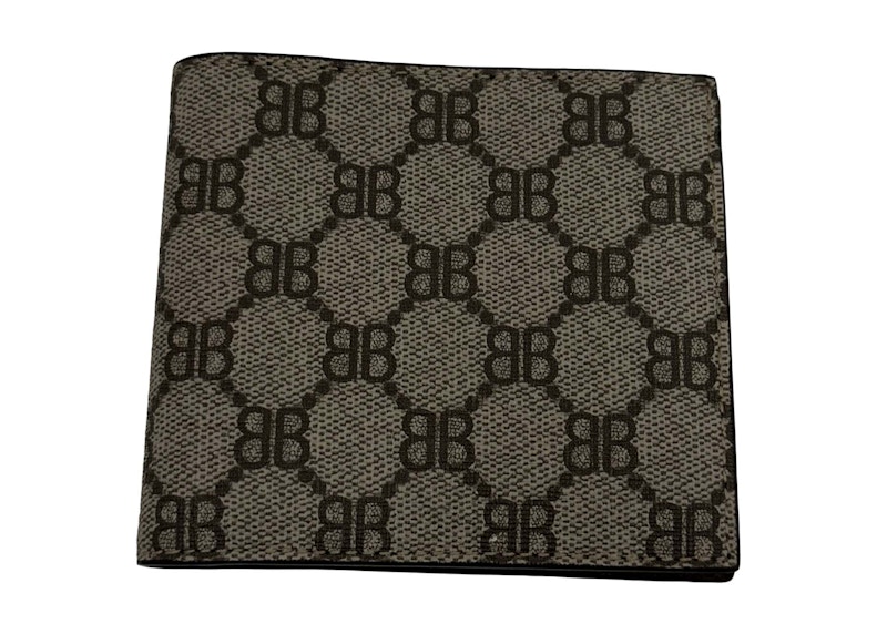 Gucci x Balenciaga The Hacker Project Bi-Fold Wallet Beige/Black