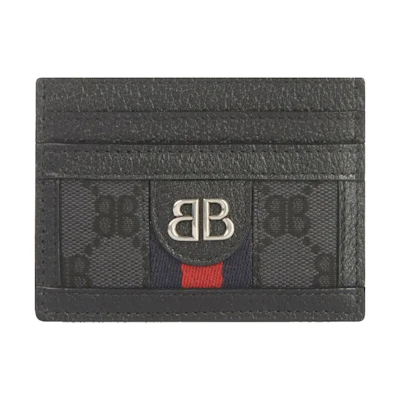 Gucci x Balenciaga The Hacker Project Card Case Black