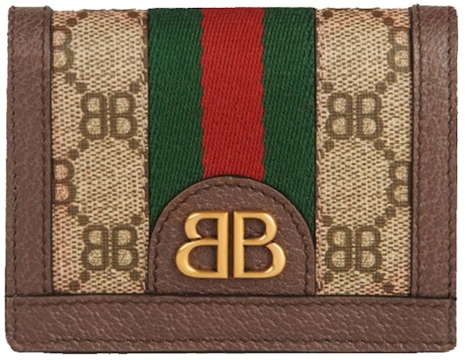 Gucci x Balenciaga The Hacker Project Card Case Wallet Beige Buy Gucci x Balenciaga The Hacker Project Card Case Wallet Beige