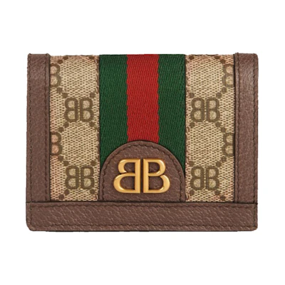 Gucci x Balenciaga The Hacker Project Card Case Wallet Beige