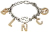 Buy Gucci x Balenciaga The Hacker Project Charm Bracelet With Crystals Silver