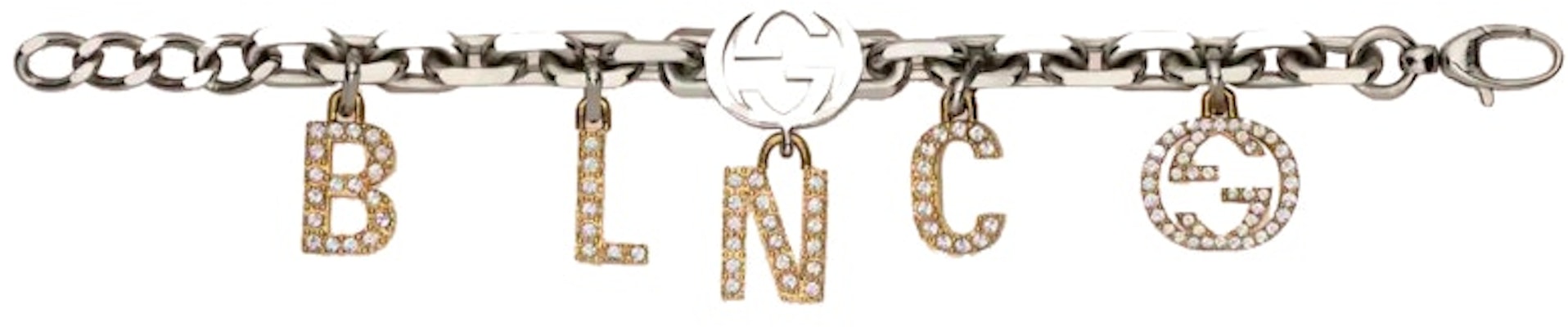 Gucci x Balenciaga The Hacker Project Charm Bracelet With Crystals Silver Order Gucci x Balenciaga The Hacker Project Charm Bracelet With Crystals Silver