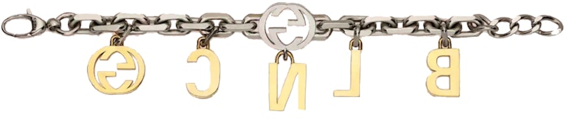 Gucci x Balenciaga The Hacker Project Charm Bracelet With Crystals Silver Lookbook Gucci x Balenciaga The Hacker Project Charm Bracelet With Crystals Silver
