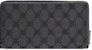 Gucci x Balenciaga The Hacker Project Continental Zip Wallet Black