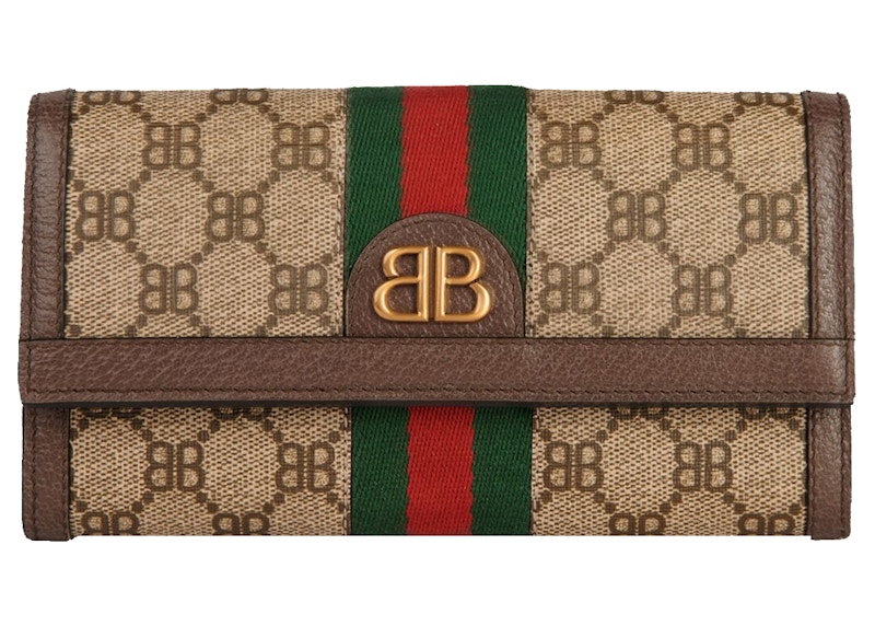 Gucci x Balenciaga The Hacker Project Continental Wallet Beige