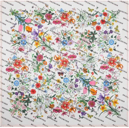 gucci-x-balenciaga-the-hacker-project-flora-print-silk-shawl-white