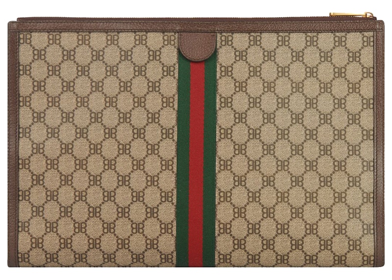 Gucci x Balenciaga The Hacker Project Graffiti Laptop Pouch Beige 圖 2