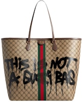 Gucci x Balenciaga The Hacker Project Graffiti Large Tote Bag Beige Gucci x Balenciaga The Hacker Project Graffiti Large Tote Bag Beige