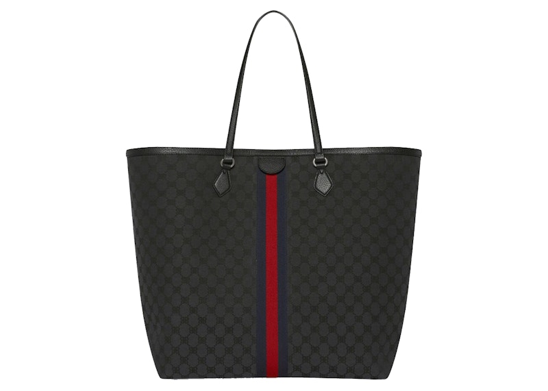 Order Gucci x Balenciaga The Hacker Project 黑色大號塗鴉托特包