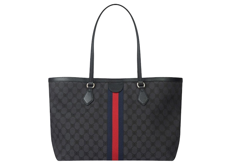Gucci x Balenciaga The Hacker Project Graffiti Medium Tote Bag Black 圖 2