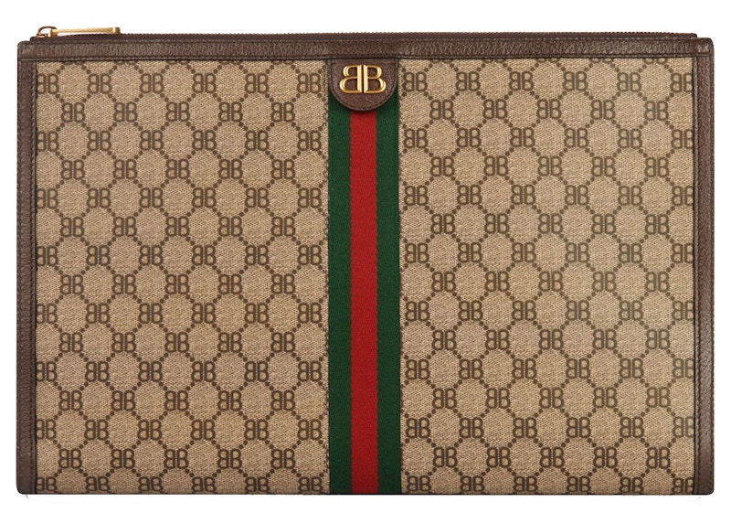 Gucci x Balenciaga The Hacker Project Laptop Pouch Beige