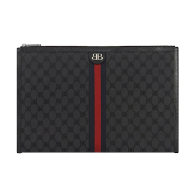 Gucci x Balenciaga The Hacker Project Laptop Pouch Black