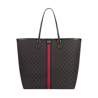Gucci x Balenciaga The Hacker Project Large Tote Bag Black