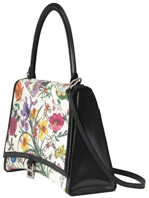 Gucci x Balenciaga The Hacker Project Medium Hourglass Bag White Flora Order Gucci x Balenciaga The Hacker Project Medium Hourglass Bag White Flora