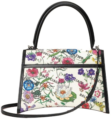 Gucci x Balenciaga The Hacker Project Medium Hourglass Bag White Flora Lookbook Gucci x Balenciaga The Hacker Project Medium Hourglass Bag White Flora