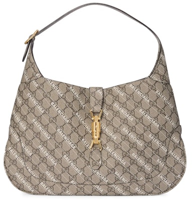 Gucci x Balenciaga The Hacker Project Medium Jackie 1961 GG Supreme Beige/Ebony/White Buy Gucci x Balenciaga The Hacker Project Medium Jackie 1961 GG Supreme Beige/Ebony/White
