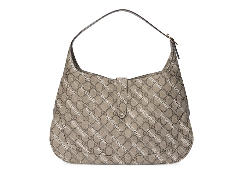 Order Gucci x Balenciaga The Hacker Project中號Jackie 1961 GG Supreme米白/棕/白色