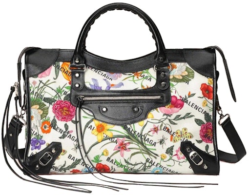 Gucci x Balenciaga The Hacker Project Medium Neo Classic Bag White Flora Canvas Buy Gucci x Balenciaga The Hacker Project Medium Neo Classic Bag White Flora Canvas