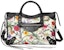 Gucci x Balenciaga The Hacker Project Medium Neo Classic Bag White Flora Canvas