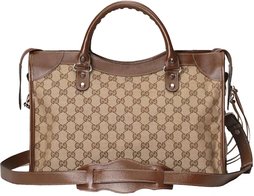 Tas Gucci x Balenciaga The Hacker Project Medium Neo Classic Beige/Ebony Order Tas Gucci x Balenciaga The Hacker Project Medium Neo Classic Beige/Ebony