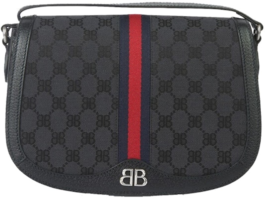 Gucci x Balenciaga The Hacker Project Medium Shoulder Bag Black Buy Gucci x Balenciaga The Hacker Project Medium Shoulder Bag Black