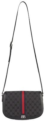 Gucci x Balenciaga The Hacker Project Medium Shoulder Bag Black Order Gucci x Balenciaga The Hacker Project Medium Shoulder Bag Black