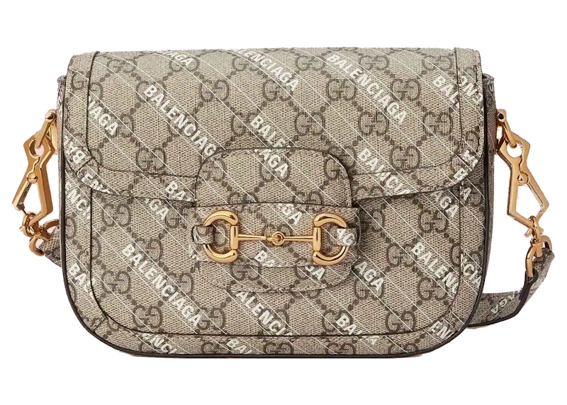 Gucci x Balenciaga The Hacker Project Mini Gucci Horsebit 1955 Beige/Ebony