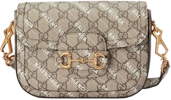 Gucci x Balenciaga The Hacker Project Mini Gucci Horsebit 1955 Beige/Ebony Gucci x Balenciaga The Hacker Project Mini Gucci Horsebit 1955 Beige/Ebony