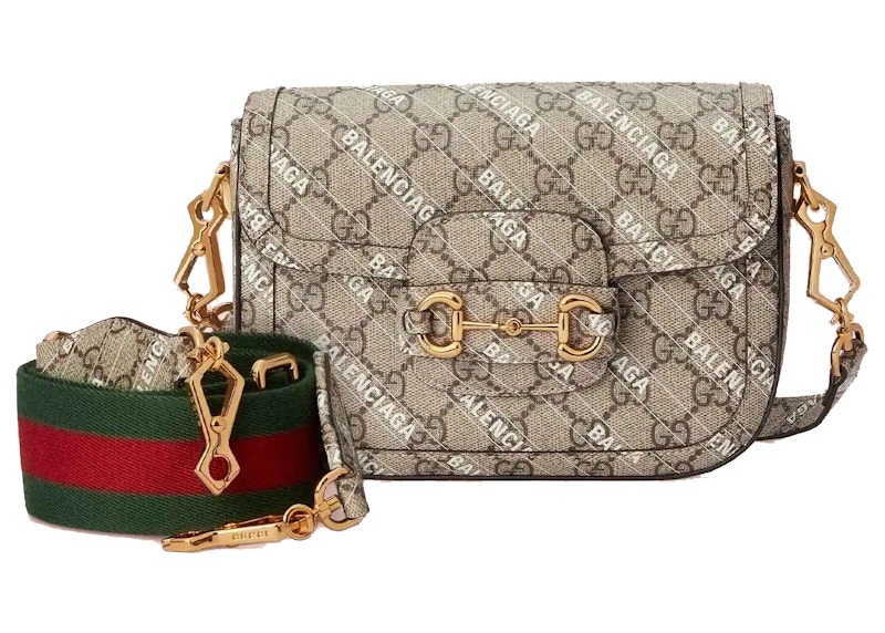Order Gucci x Balenciaga The Hacker Project Mini Gucci Horsebit 1955 Beige/Ebano