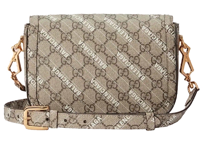 Lookbook Gucci x Balenciaga The Hacker Project Mini Gucci Horsebit 1955 Beige/Ebano