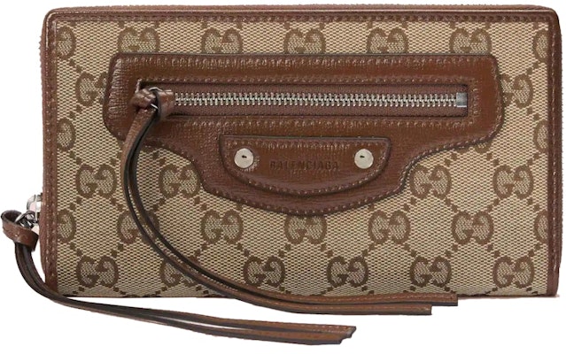 Gucci x Balenciaga The Hacker Project Neo Classic Zip Around Wallet Beige/Ebony Buy Gucci x Balenciaga The Hacker Project Neo Classic Zip Around Wallet Beige/Ebony