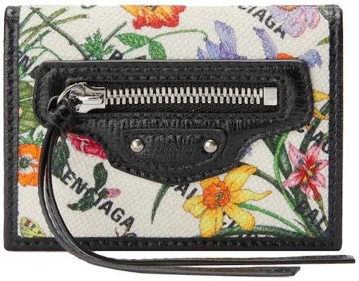 Gucci x Balenciaga The Hacker Project Neo Classic Wallet White Flora Buy Gucci x Balenciaga The Hacker Project Neo Classic Wallet White Flora