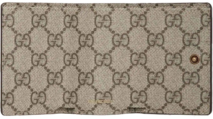 Gucci x Balenciaga The Hacker Project Papier Mini Wallet Beige/Ebony Lookbook Gucci x Balenciaga The Hacker Project Papier Mini Wallet Beige/Ebony