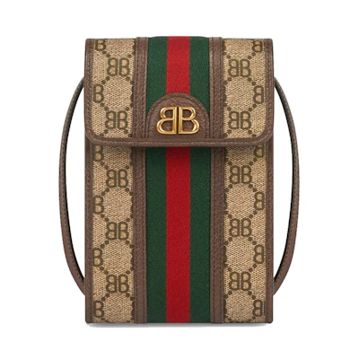 Gucci x Balenciaga The Hacker Project Phone Bag Beige