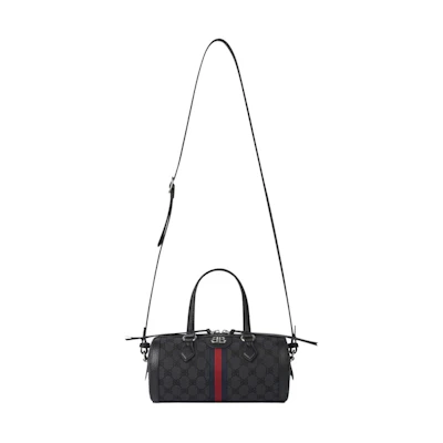 Gucci x Balenciaga The Hacker Project Small Boston Bag Black