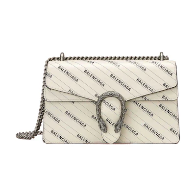 Gucci x Balenciaga The Hacker Project Small Dionysus Bag White