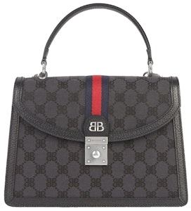 古驰 x 巴黎世家 黑色黑客计划小手袋 Buy 古驰 x 巴黎世家 黑色黑客计划小手袋