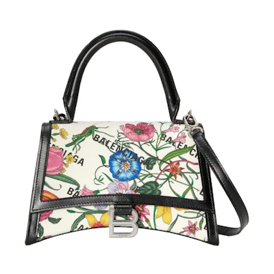 Gucci x Balenciaga The Hacker Project Small Hourglass Bag White