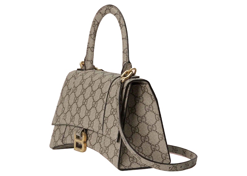 Order 구찌 x 발렌시아가 해커 프로젝트 스몰 아워글래스 백 베이지/에보니 
