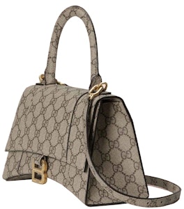 Gucci x Balenciaga The Hacker Project 小時玻璃包 米色/深褐色 Order Gucci x Balenciaga The Hacker Project 小時玻璃包 米色/深褐色