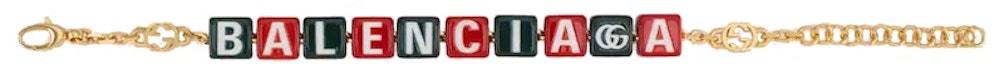 Order Gucci x Balenciaga The Hacker Project Symbols Bracelet Green/Red