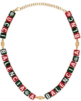 Gucci x Balenciaga The Hacker Project Symbols Necklace Green/Red Gucci x Balenciaga The Hacker Project Symbols Necklace Green/Red