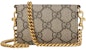 Gucci x Balenciaga The Hacker Project Wallet with Chain Beige/Ebony