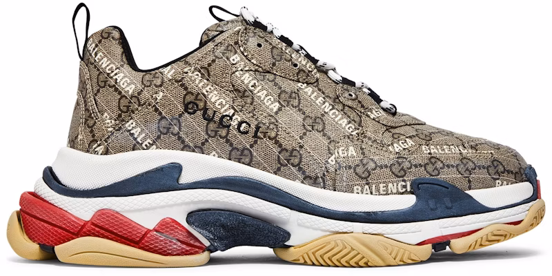 Gucci x Balenciaga Triple S 'The Hacker Project' Kasut Sneakers Lelaki. 681066ULZ10-9795 Buy Gucci x Balenciaga Triple S 'The Hacker Project' Kasut Sneakers Lelaki. 681066ULZ10-9795