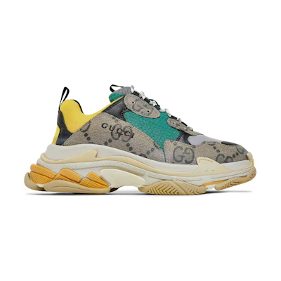 Gucci Balenciaga Triple S 'The Hacker Project - Beige Yellow'
